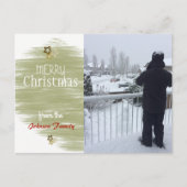 ゴールデンスターズホリデーフォトカード シーズンポストカード (正面)