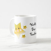 ゴールデンスターズワールドズ最高の先生マグ コーヒーマグカップ (正面左)