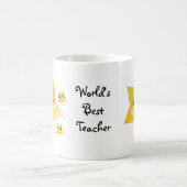 ゴールデンスターズワールドズ最高の先生マグ コーヒーマグカップ (中央)