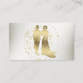 ゴールデンスターズ新郎新婦ヴィンテージ エンクロージャーカード (裏面)