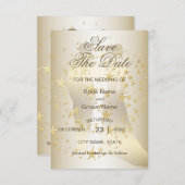 ゴールデンスターズ新郎新婦 セーブザデート (正面/裏面)