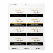 ゴールデンスターズ – ハッピーニューイヤー出荷ラベル ラベル (フルシート)