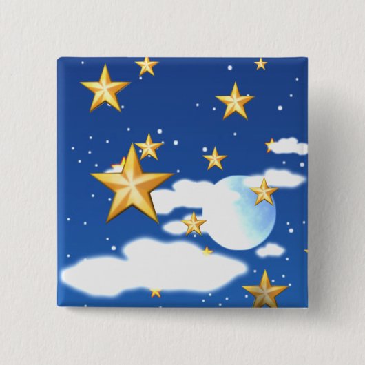 ゴールデンスターズ – 缶バッジ (正面)