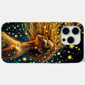 ゴールデンスターダストファッション美しいガールグロースカイ Case-Mate iPhoneケース (裏面 (横))