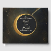 ゴールデンスターダスト結婚クリスタル ゲストブック (正面)