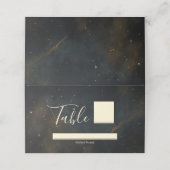 ゴールデンスターダスト結婚クリスタル プレイスカード (外部開封)