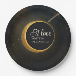 ゴールデンスターダスト結婚クリスタル ペーパープレート