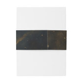 ゴールデンスターダスト結婚クリスタル 招待状ベリーバンド (裏面例)