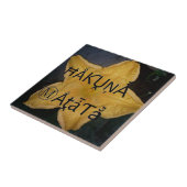 ゴールデンスターハクナマタタアートプリント タイル (側面)