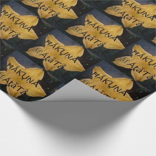 ゴールデンスターハクナマタタアートプリント ラッピングペーパー (角)
