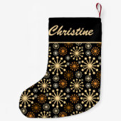 ゴールデンスターバスト スモールクリスマスストッキング (裏面)