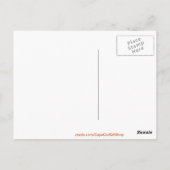 ゴールデンスターバーストはがき ポストカード (裏面)