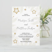 ゴールデンスターパイン結婚式招待状 招待状 (スタンド正面)