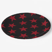 ゴールデンスターパターン8 ペーパープレート (アングル)