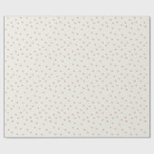 ゴールデンスターラッピング紙クリスマスラップ ラッピングペーパー (フラット)