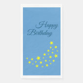 ゴールデンスターリームーンオンピクトンブルーハッピーバースデー (正面)