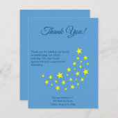 ゴールデンスターリームーンピクトンブルー誕生日ありがとう (正面/裏面)