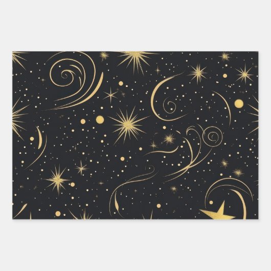 ゴールデンスターリーラップ ラッピングペーパーシート (正面)