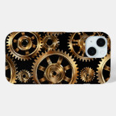 ゴールデンスチームパンクギアスマホケース Case-Mate iPhoneケース (裏面 (横))