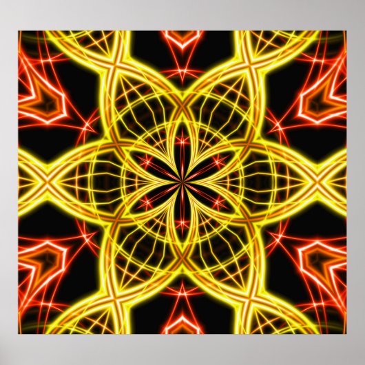 ゴールデンステージライト描写3D ポスター (正面)