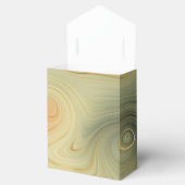 ゴールデンストラタ |ピーチ焦げオレンジ緑の瑪瑙 フェイバーボックス (オープン)