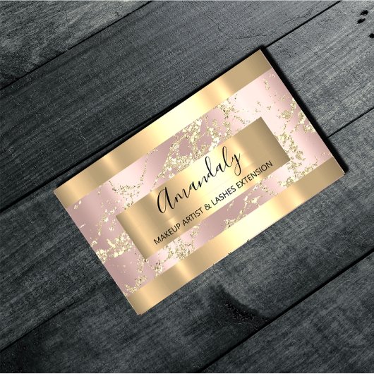 ゴールデンストロークマーブルバラ赤面美しいスタイリスト 名刺