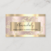 ゴールデンストロークマーブルバラ赤面美しいスタイリスト 名刺 (正面)