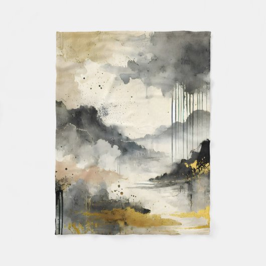 ゴールデンストーム フリースブランケット (正面)