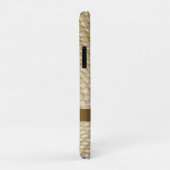 ゴールデンスネークシキンデジタルレザー金ゴールドメタル Case-Mate iPhoneケース (裏面/右)