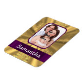 ゴールデンスノーフレークカスタムの写真 マグネット (左側)