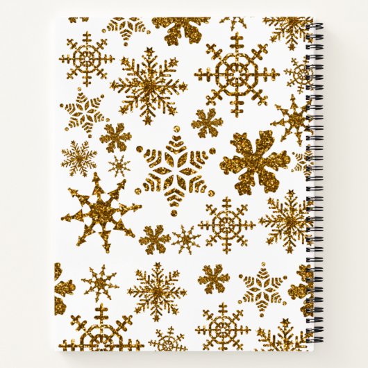 ゴールデンスノーフレークカスタムレシピ ノートブック (裏面)