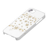 ゴールデンスノーフレークデザインiPhone Case-Mate iPhoneケース (下部)