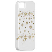 ゴールデンスノーフレークデザインiPhone Case-Mate iPhoneケース (裏面/右)