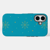ゴールデンスノーフレークiPhone 16ケース Case-Mate iPhoneケース (裏面 (横))
