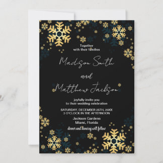 ゴールデンスノー ウェディング 招待状