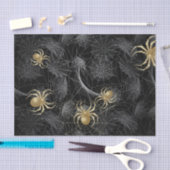 ゴールデンスパイダズオンブラックティッシュペーパー 薄葉紙 (クラフト)