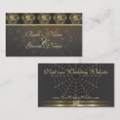 ゴールデンスパイダーズ結婚ウェブサイトのカード エンクロージャーカード (正面/裏面)