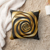 ゴールデンスパイラルジオメトリ クッション (ブランケット)