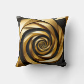 ゴールデンスパイラルジオメトリ クッション (裏面)