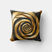ゴールデンスパイラルジオメトリ クッション (正面)