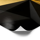 ゴールデンスパイラルジオメトリ ポスター (コーナー)