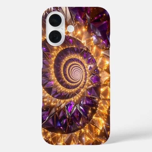 ゴールデンスパイラルドリームスケープ Case-Mate iPhoneケース (裏面)