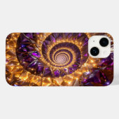 ゴールデンスパイラルドリームスケープ Case-Mate iPhoneケース (裏面 (横))