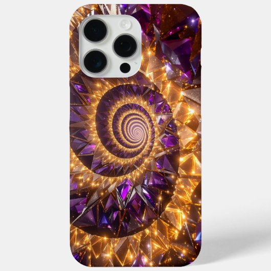 ゴールデンスパイラルドリームスケープ Case-Mate iPhoneケース (裏面)