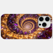 ゴールデンスパイラルドリームスケープ Case-Mate iPhoneケース (裏面 (横))
