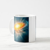 ゴールデンスパイラル銀河宇宙飛行士SF深宇宙 コーヒーマグカップ (正面左)