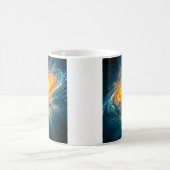 ゴールデンスパイラル銀河宇宙飛行士SF深宇宙 コーヒーマグカップ (中央)