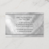 ゴールデンスパイラル – 真珠と銀 名刺 (裏面)