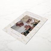 ゴールデンスパークルズフォトカード 箔招待状 (回転した状態)