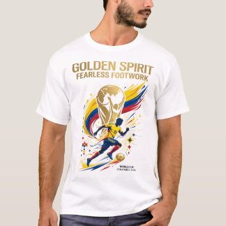ゴールデンスピリット 無畏のフットワーク Tシャツ